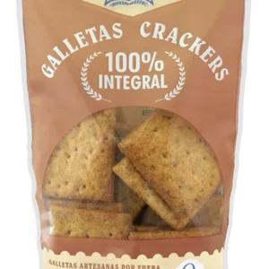 Galleta fina, 100% integral y sin aditivos. Rica en fibra, sabor auténtico y textura artesanal para un snack saludable.
