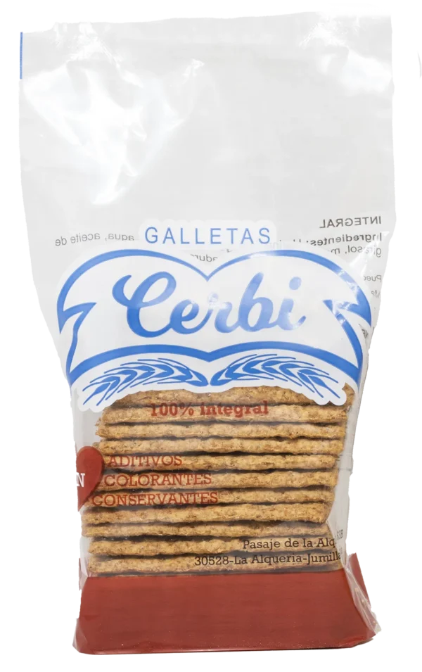 bolsa galletas integrales alargadas